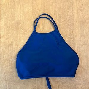 Aerie | Navy High Neck Bikini Top